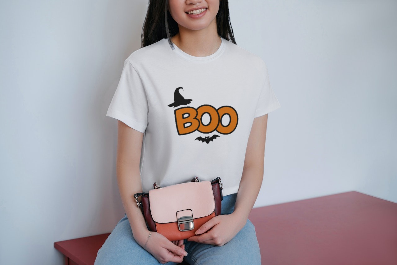 Boo Halloween T shirt design - ( SVG – JPG – PNG - Eps ) Included preview image.