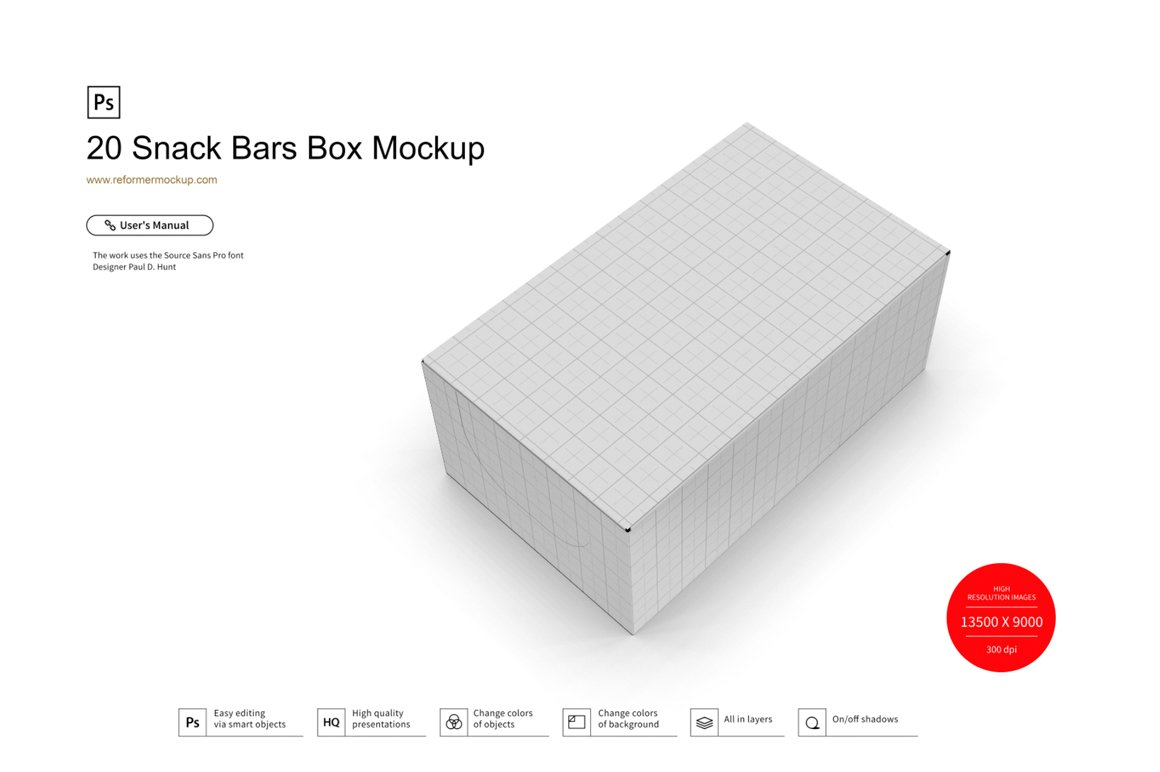 snack bars box mockup 20x80g 281429 43