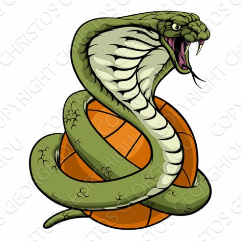 Cobra Snake Basketball Animal Sports cover image.