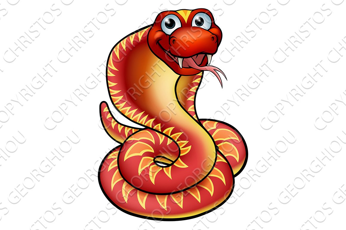 Cartoon Cobra Snake Character cover image.