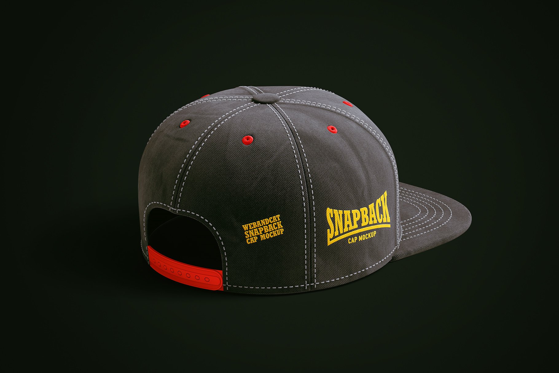 snapback cap 3d mockup 04 738