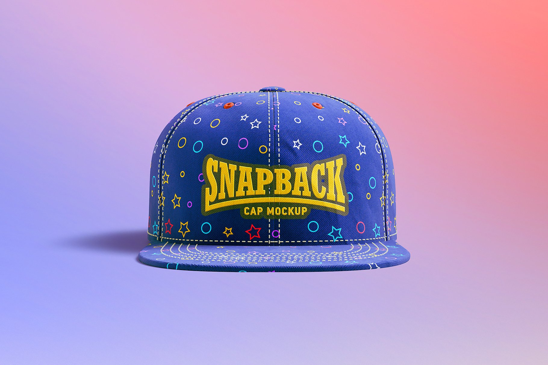 snapback cap 3d mockup 05 585