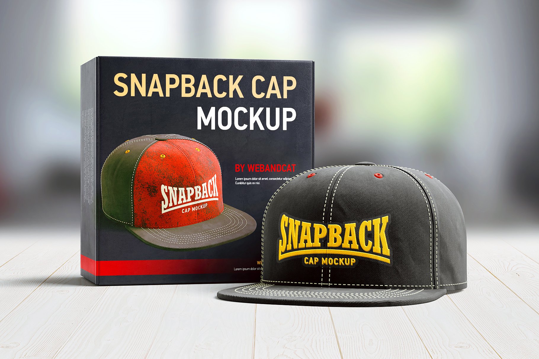 snapback cap 3d mockup 07 113