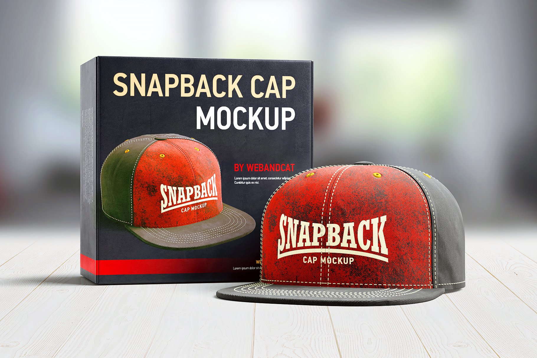 snapback cap 3d mockup 08 717