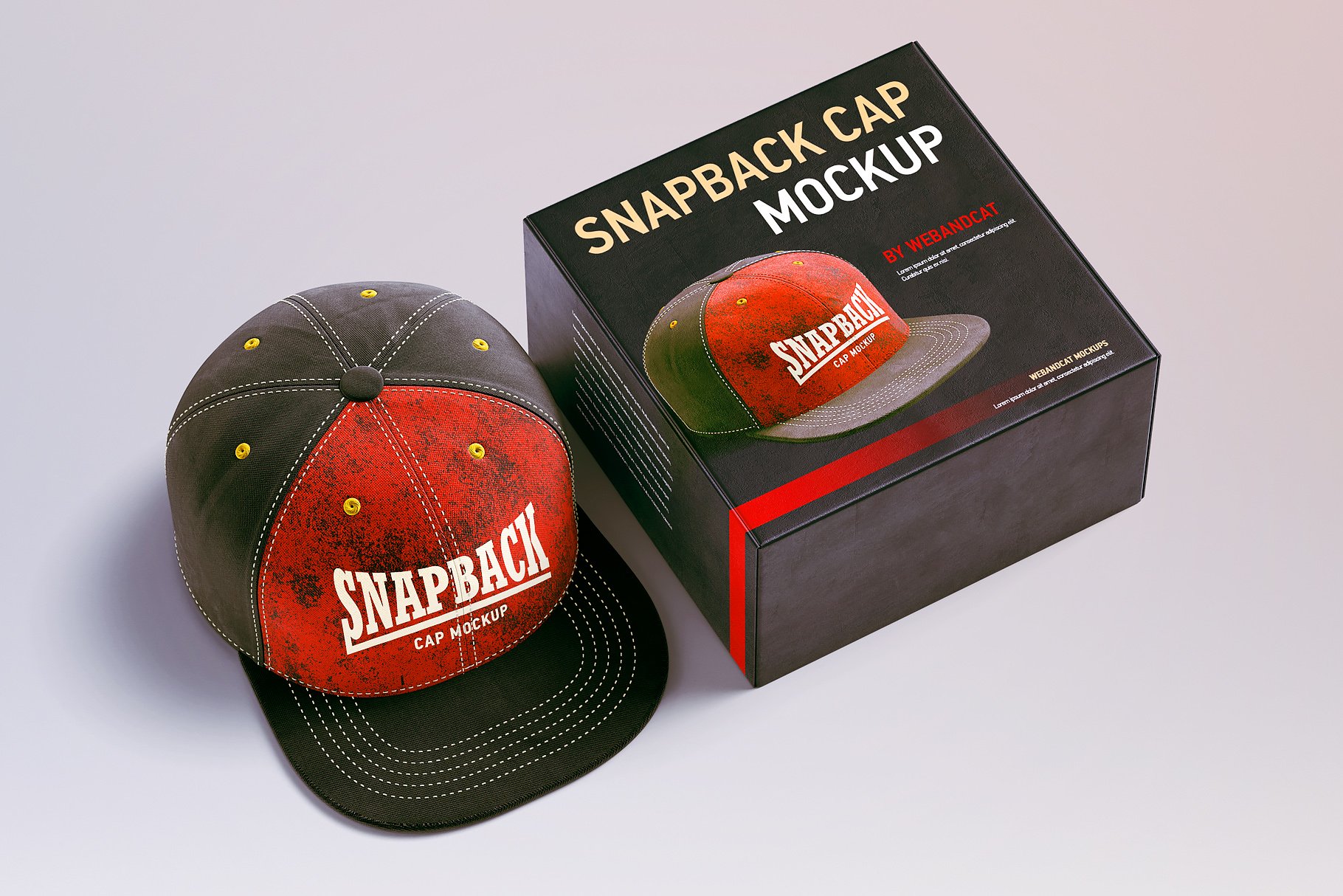 snapback cap 3d mockup 09 641