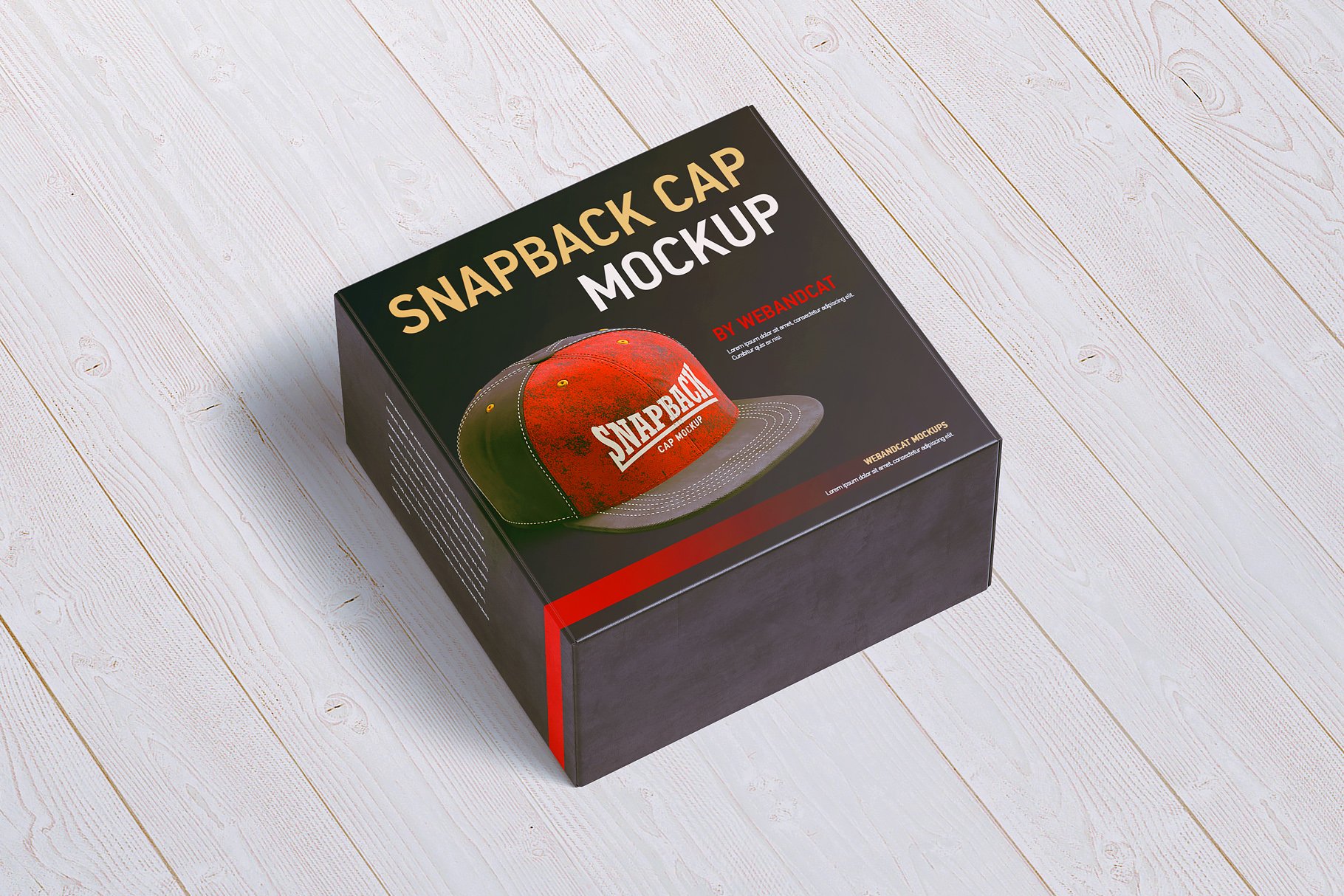 snapback cap 3d mockup 10 791