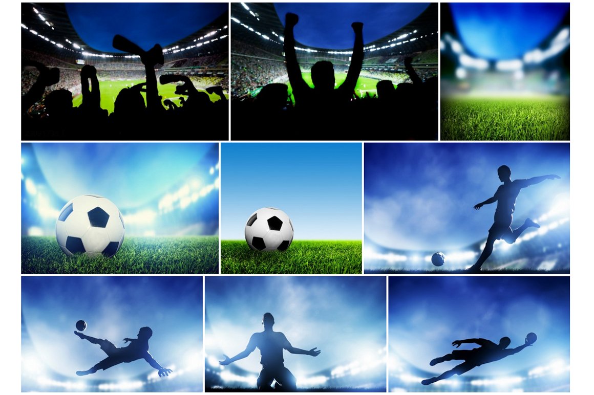 Soccer / Football images bundle cover image.