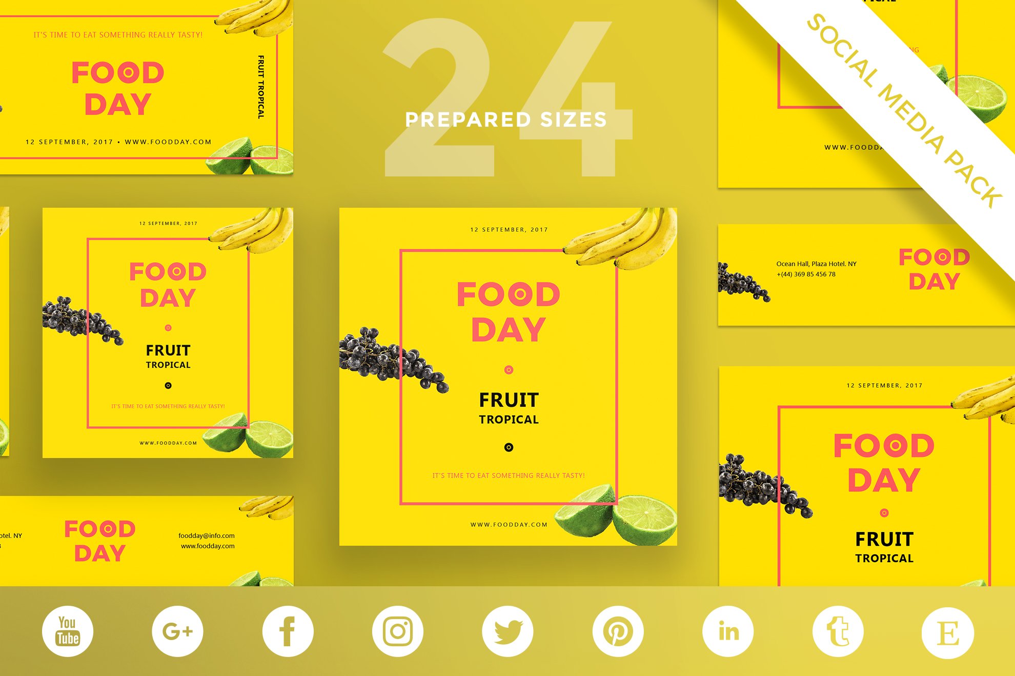 Social Media Pack | Food Day cover image.