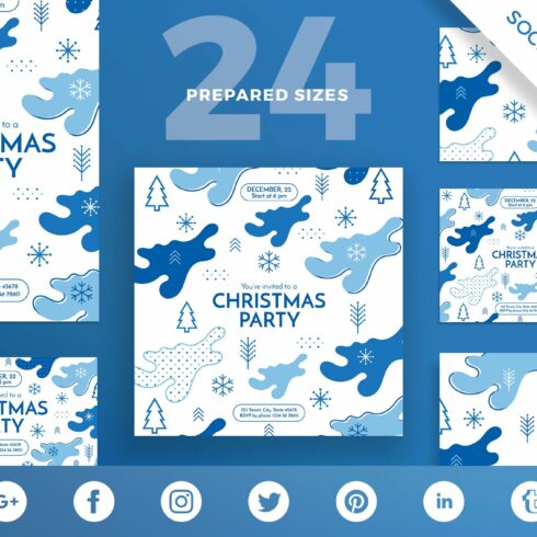 Social Media Pack | Christmas Party cover image.