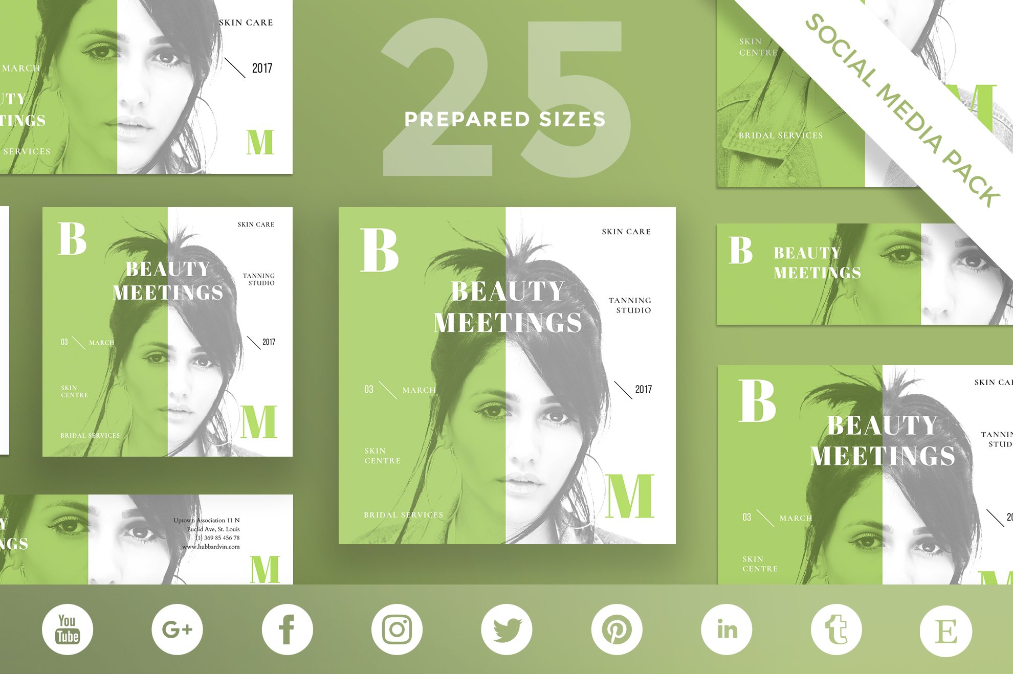 Social Media Pack | Beauty Meetings cover image.