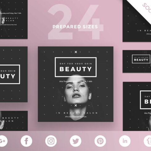 Social Media Pack | Your Skin Beauty cover image.