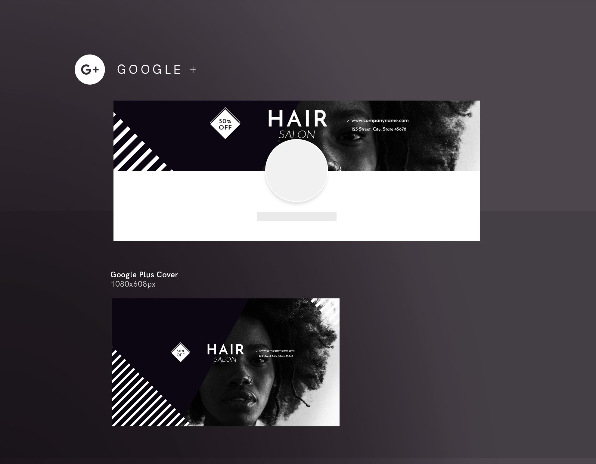 Social Media Pack | Hair Salon preview image.