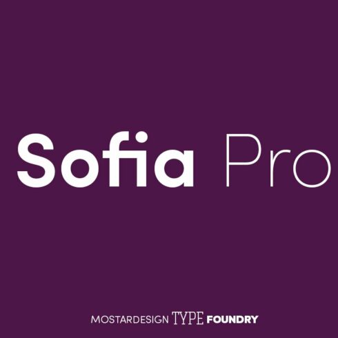 Sofia Pro Complete (16 fonts) cover image.
