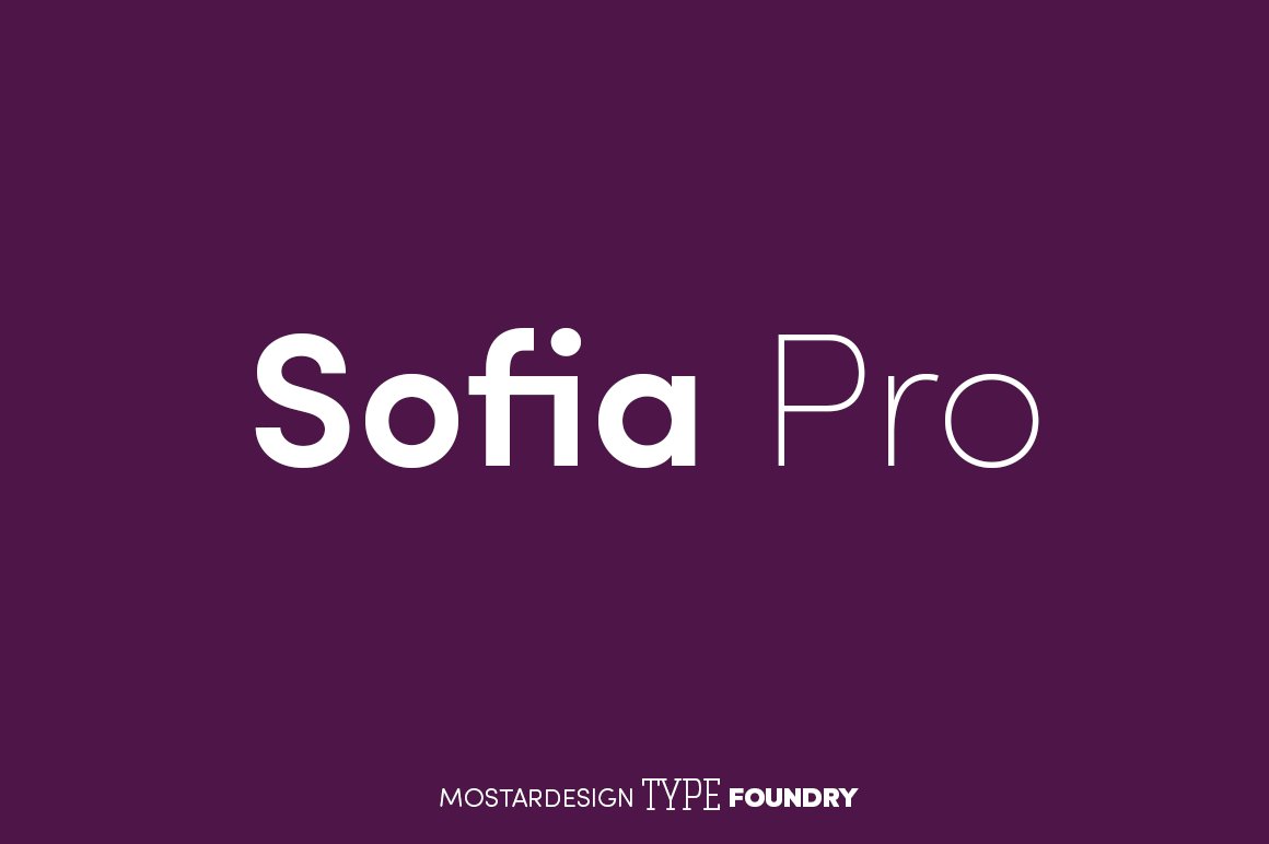 Sofia Pro Complete (16 fonts) cover image.