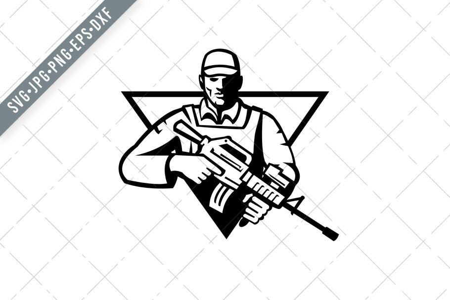 Soldier Military Serviceman SVG cover image.