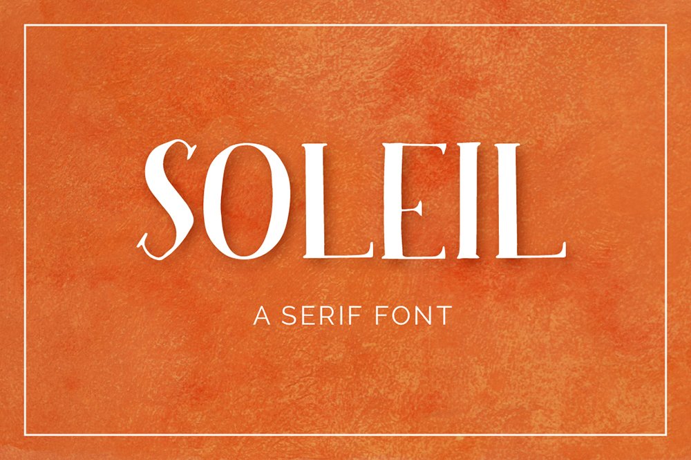 Soleil Font cover image.