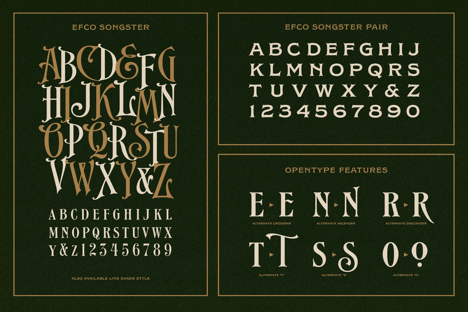Songster Typeface + Extras preview image.
