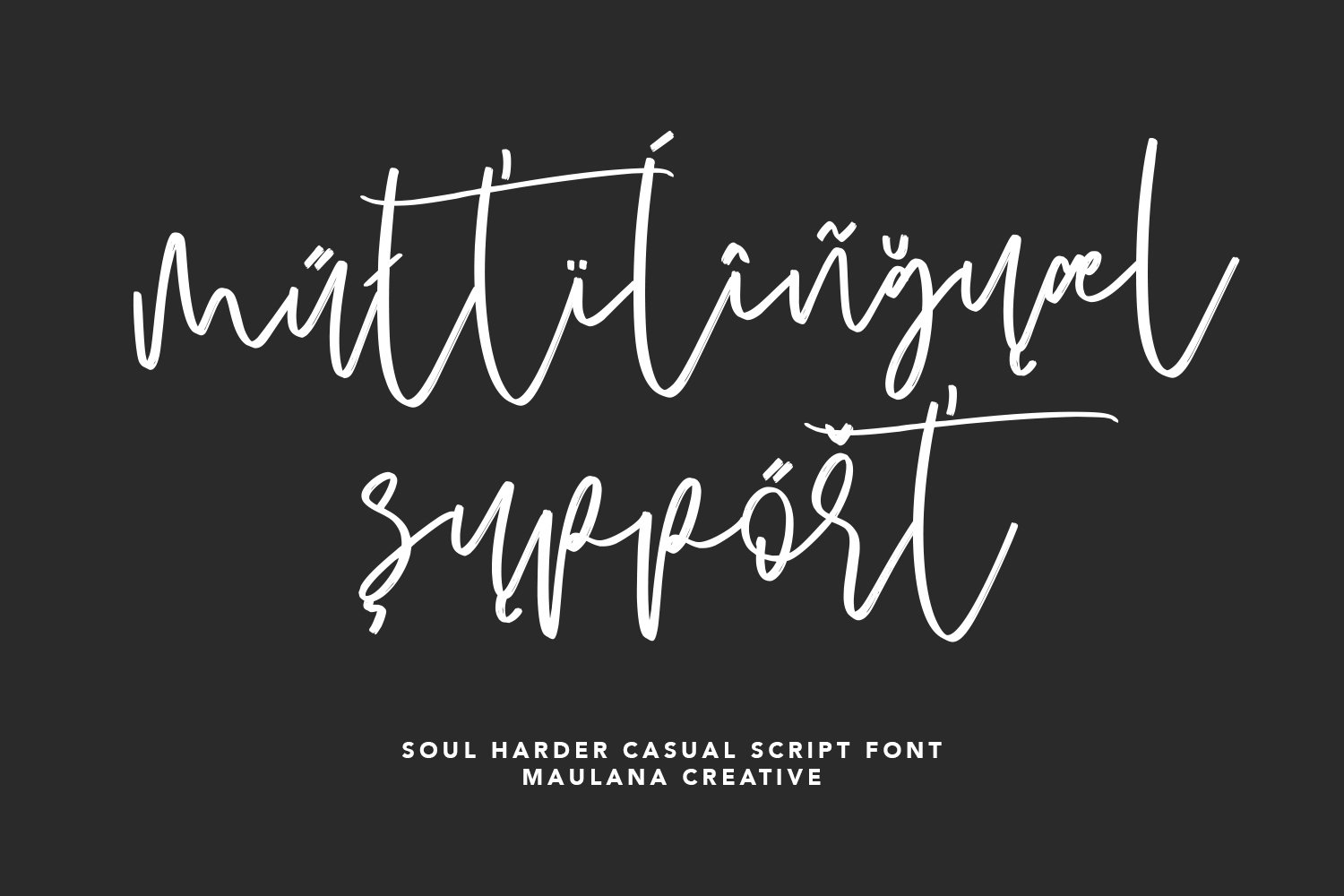 soul harder casual script font 8 9