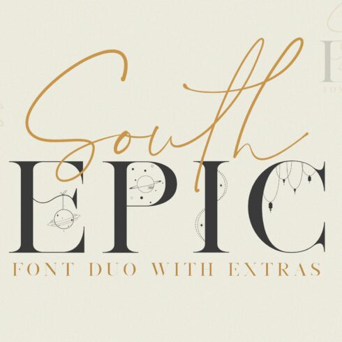 South Epic Dream Font Duo + Logos cover image.