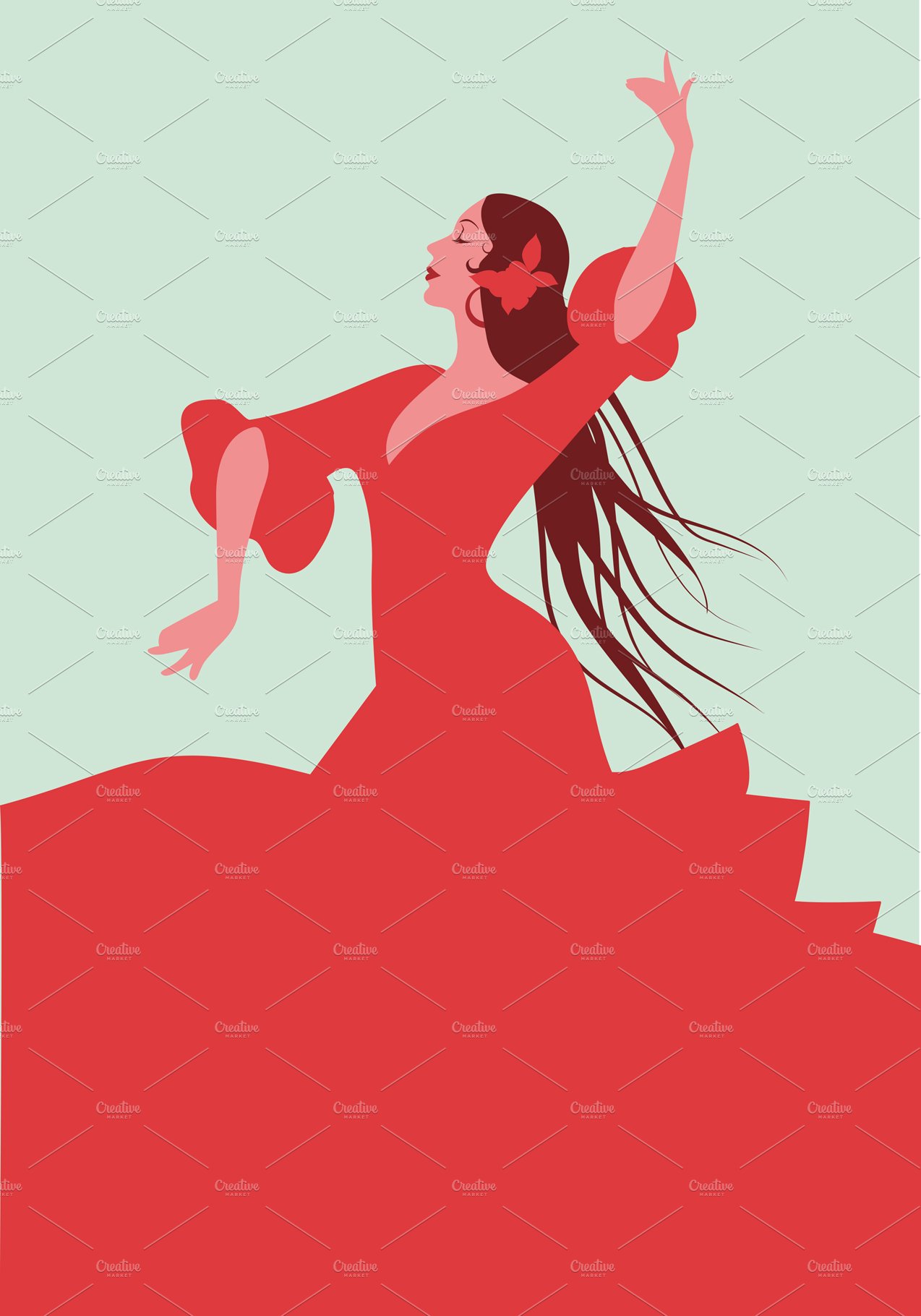 Beautiful Spanish Dancer II cover image.