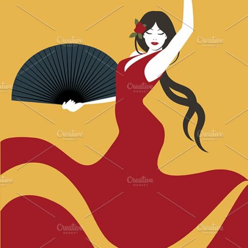 Spanish flamenco dancer cover image.
