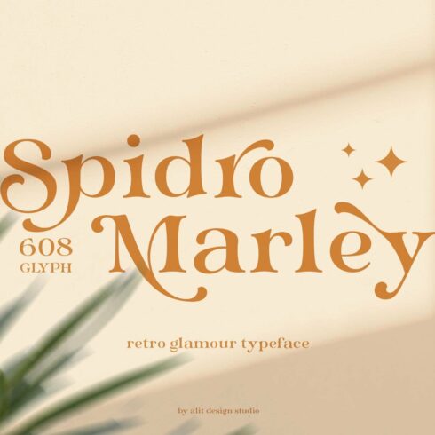 Spidro Marley Typeface cover image.