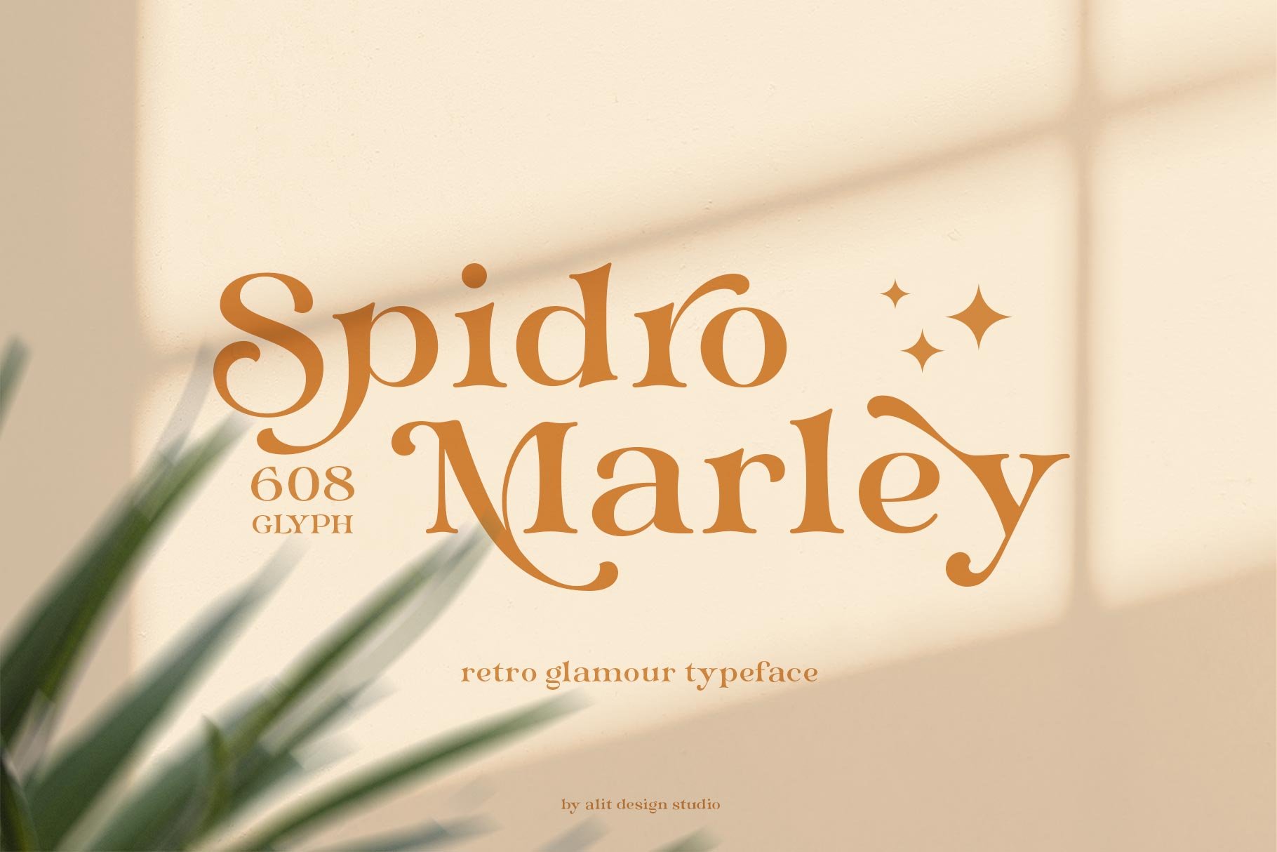 Spidro Marley Typeface cover image.