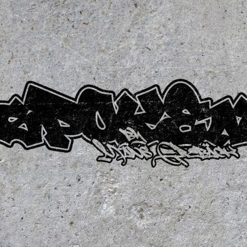 Spoken - Multistyle Graffiti font cover image.