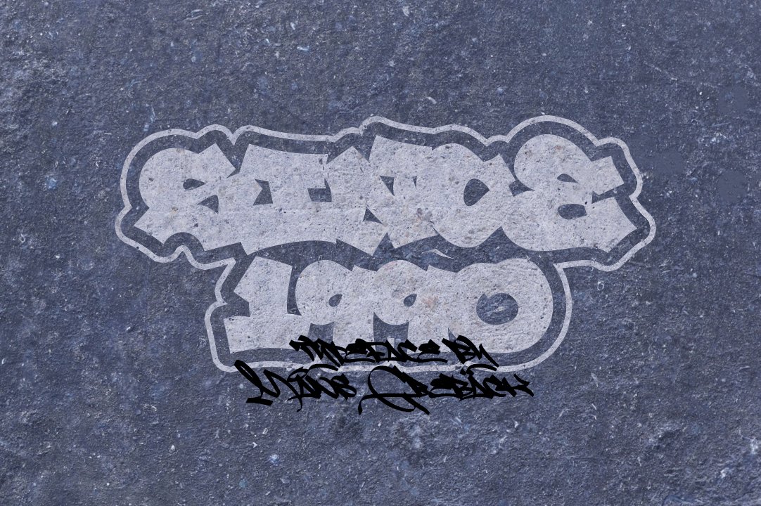 Spoken - Multistyle Graffiti font preview image.