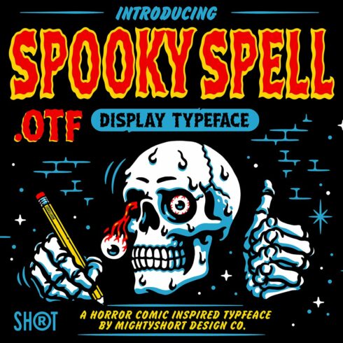 Spooky Spell Font cover image.