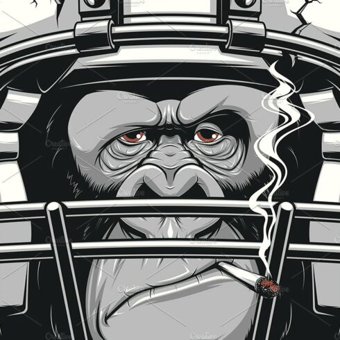 Funny gorilla cover image.