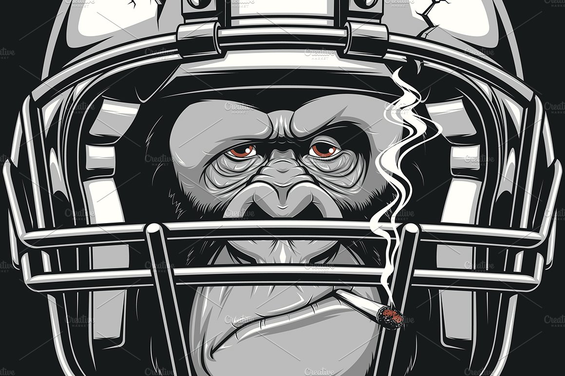 Funny gorilla cover image.