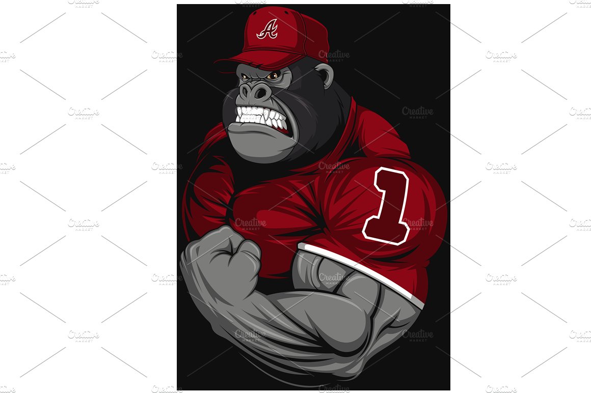 Terrible gorilla athlete preview image.