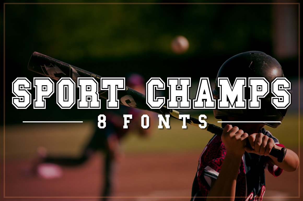 Sports Font Pack | Varsity Fonts cover image.