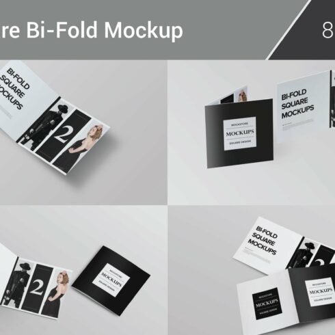 Bi-Fold Brochure Mockup 8 Style cover image.