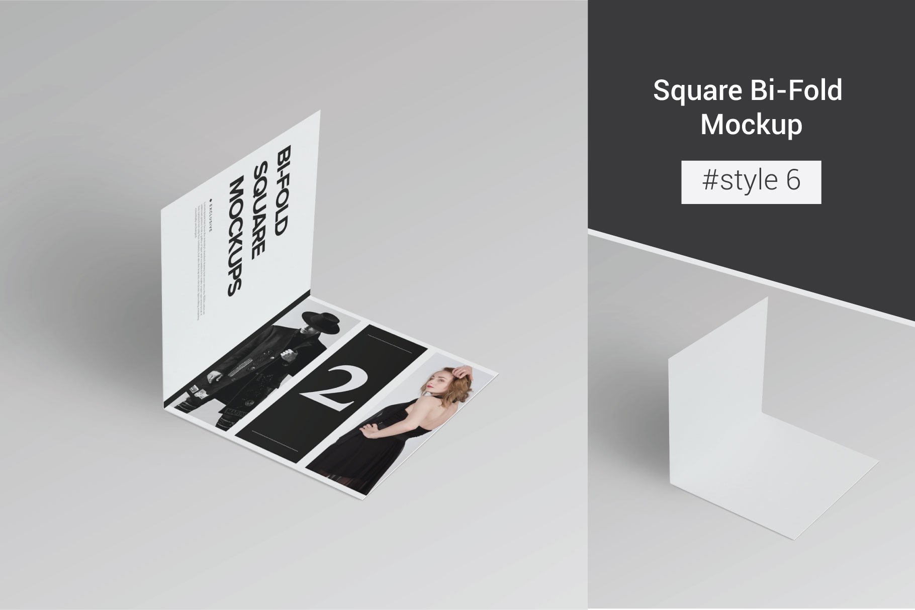 square bifold brochure mockup style 6 925