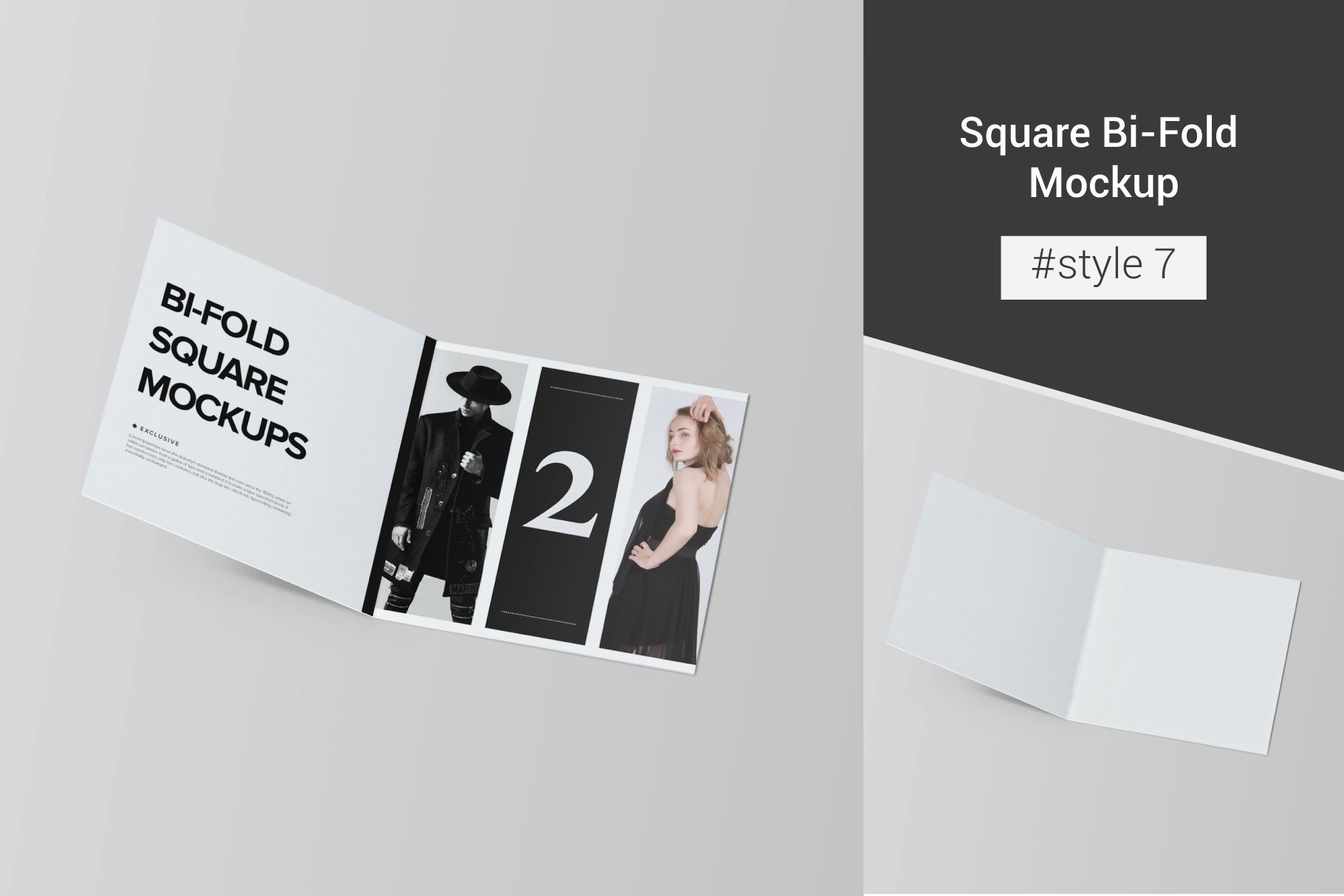 square bifold brochure mockup style 7 602