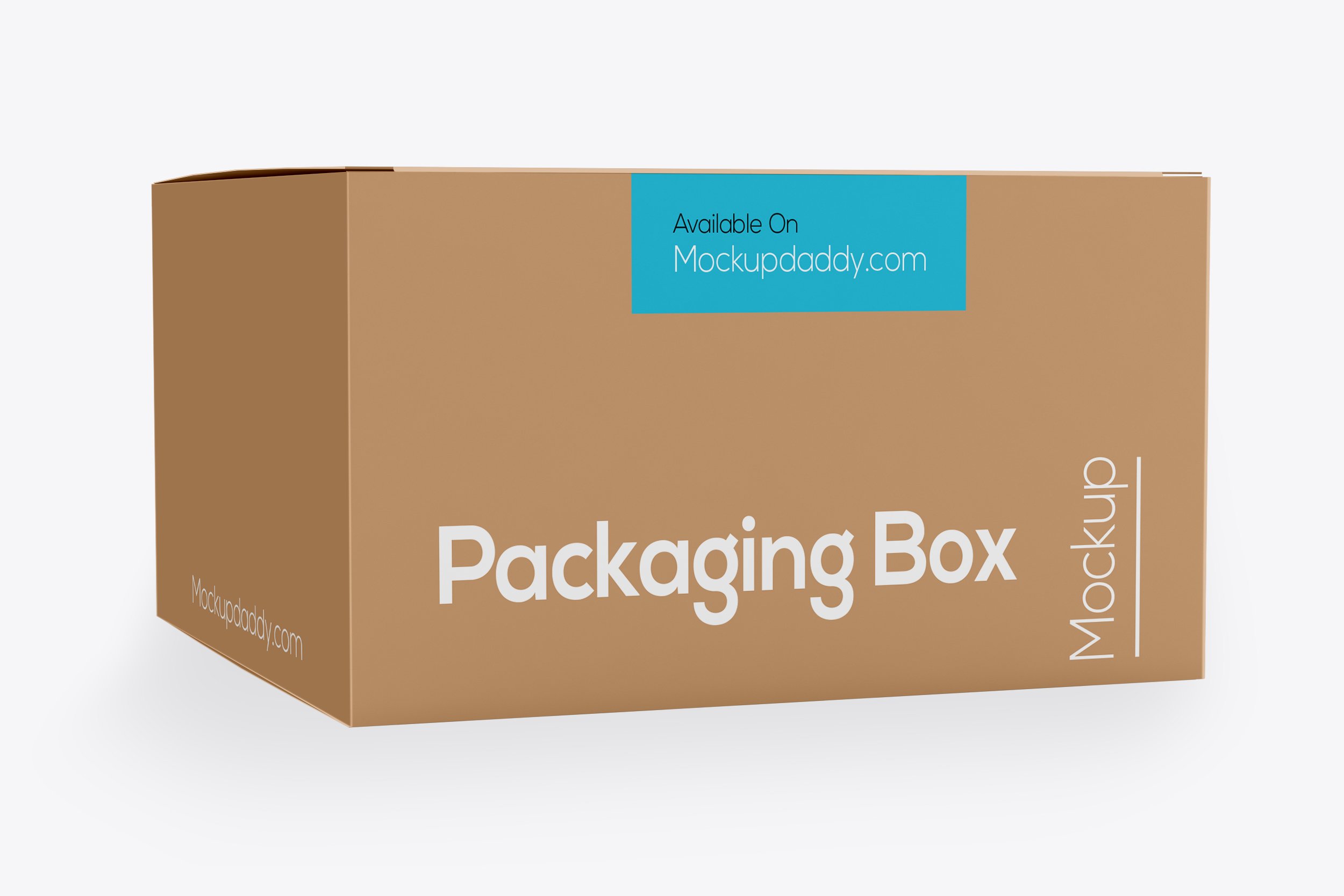 CardBoard Box Mockup preview image.