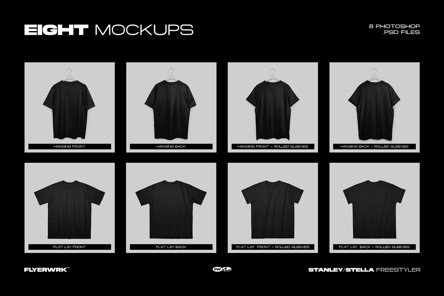 Stanley Stella T-Shirt Mockup – MasterBundles