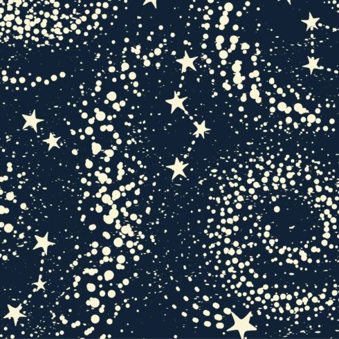 Stars universe abstract background cover image.