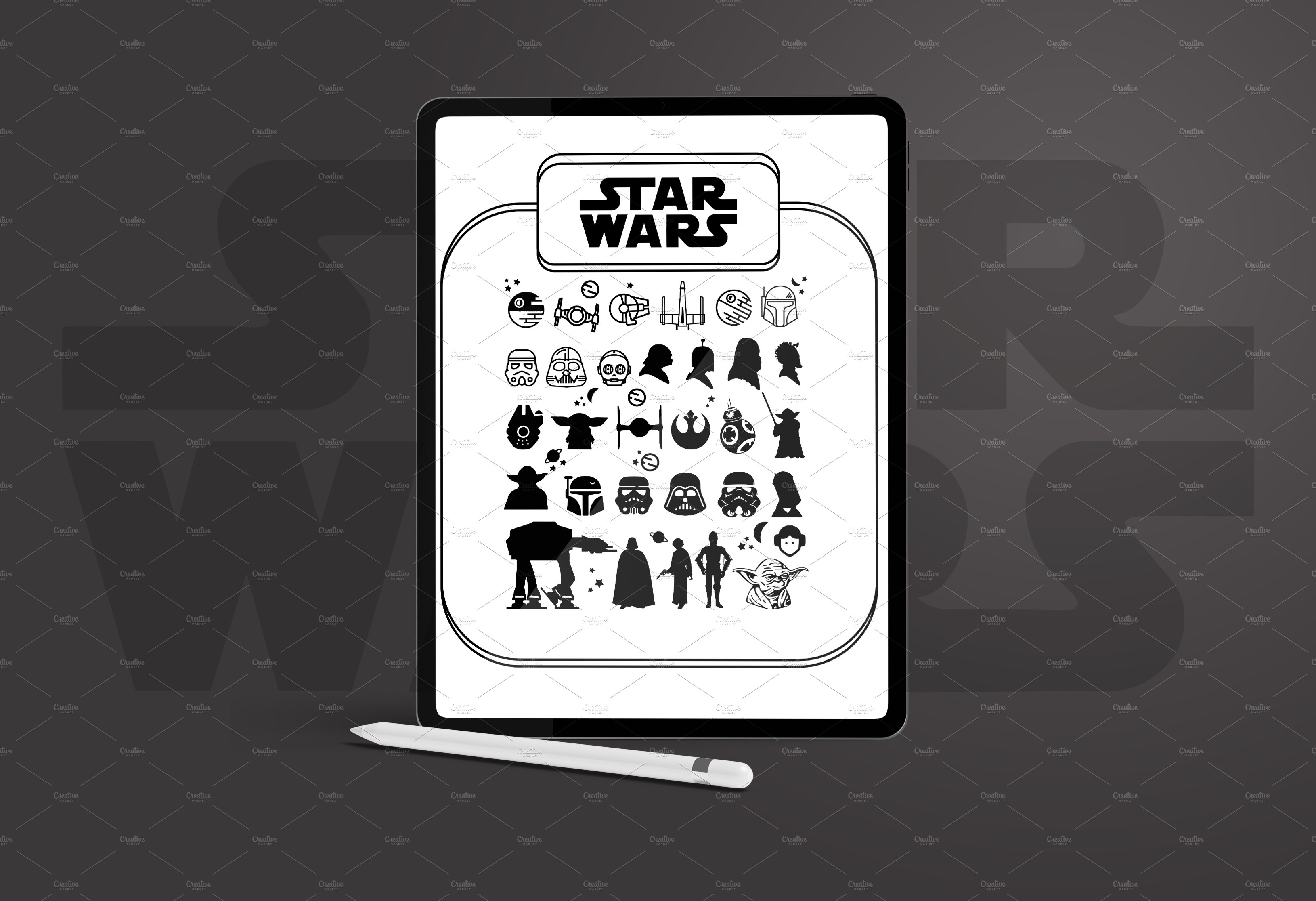 Star Wars ClipArt / Icons preview image.