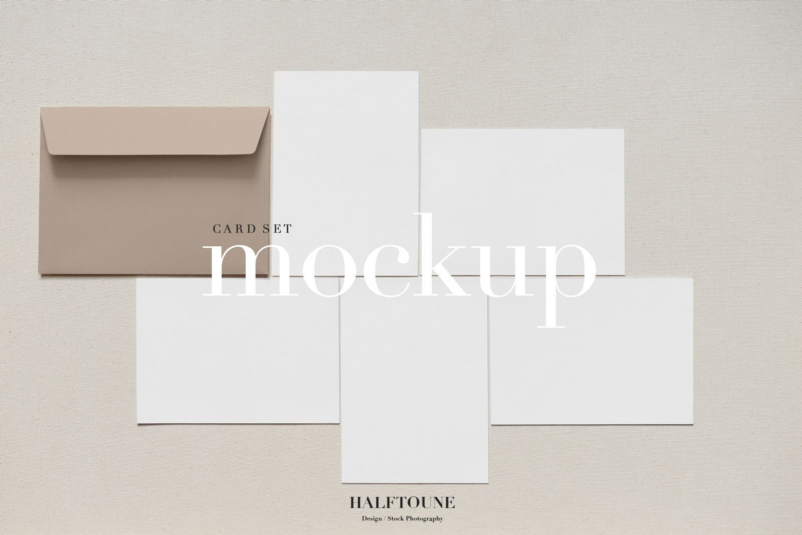 Stationery Mockup | Card Set Mockup cover image.