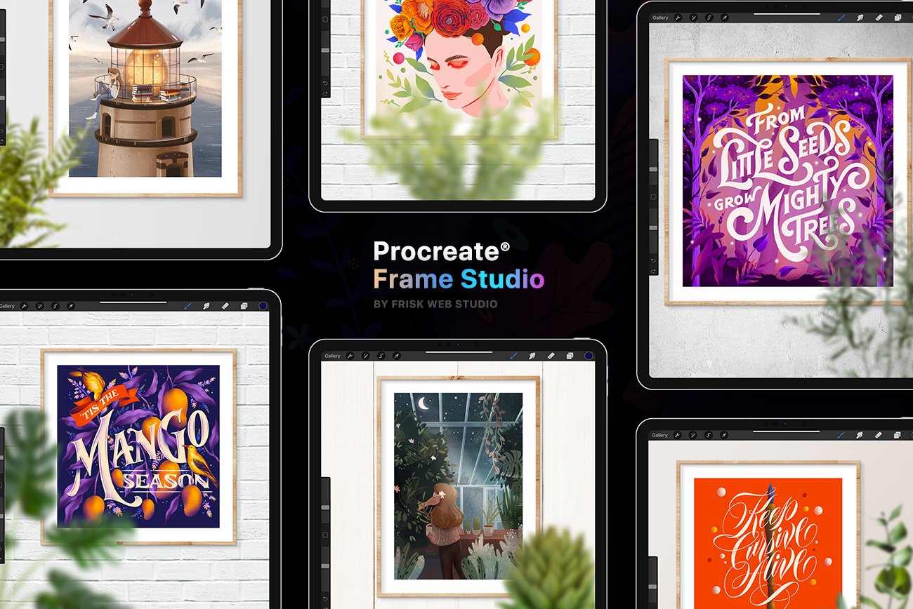 Procreate Frame Studio — Mockups preview image.