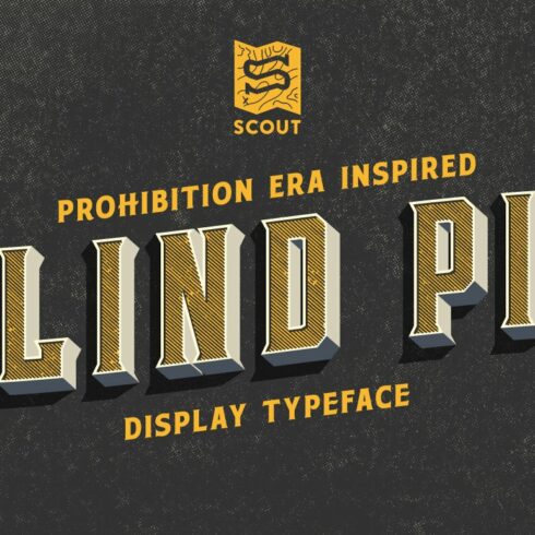 Blind Pig Display Font cover image.