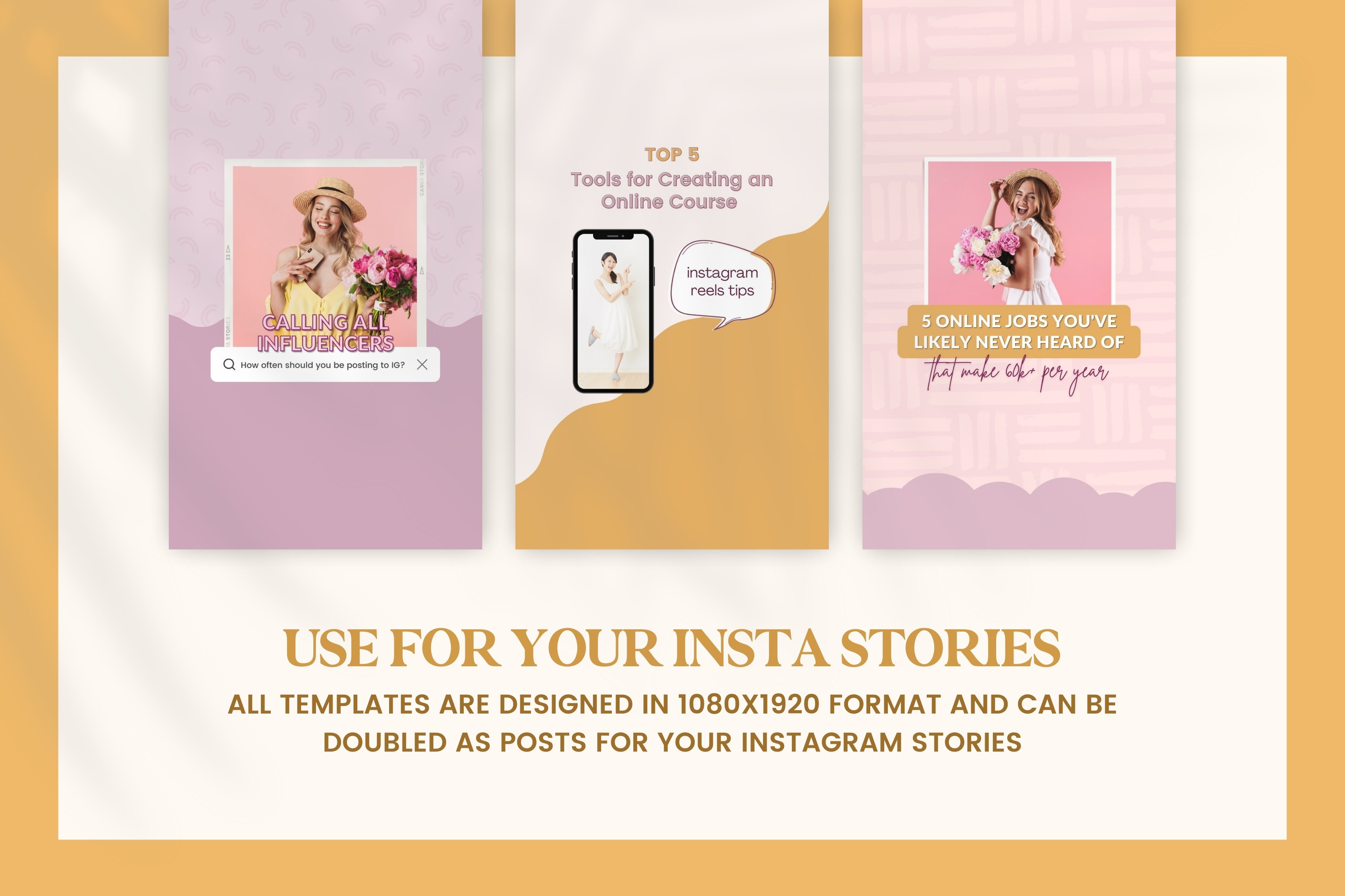 stories insta story reels instagram creator coaches engagement post template bundle canva creative market 348