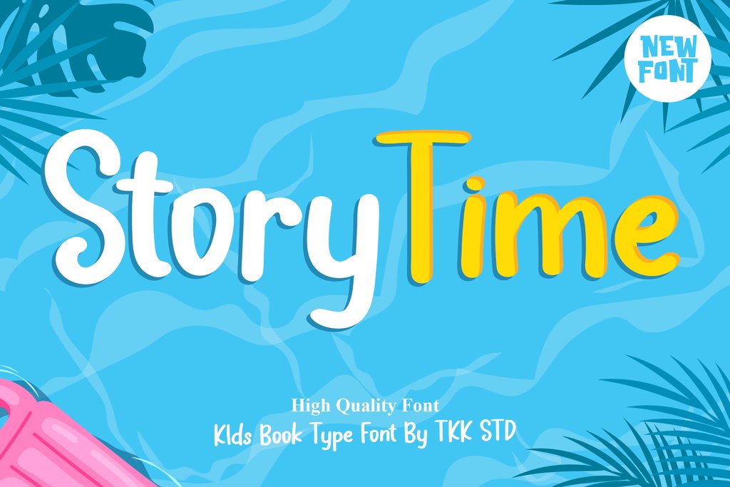 Storytime - Kids Font cover image.