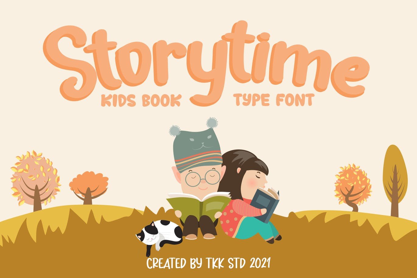 Storytime - Kids Font preview image.