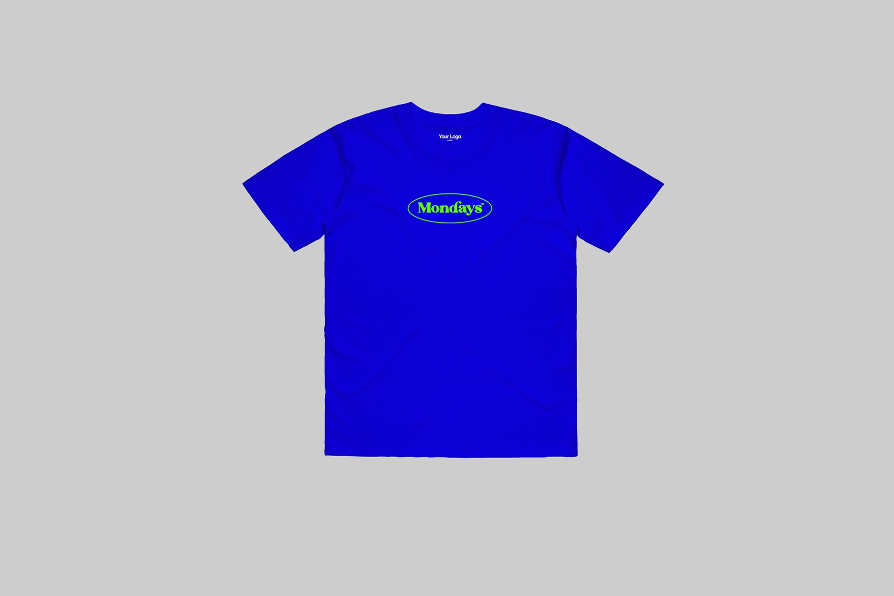 streetwear tshirt template mockup front blue copy 219