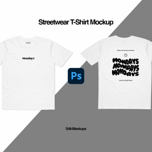 Streetwear T-shirt Mockup cover image.