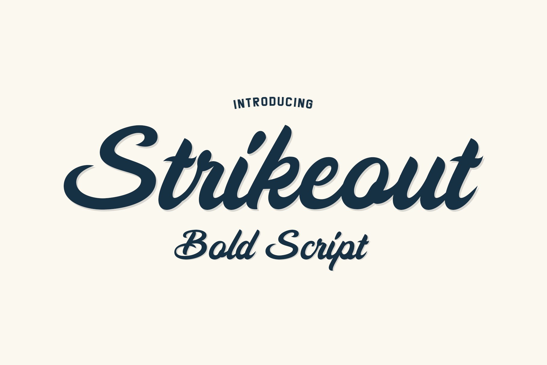 Strikeout - Bold Script cover image.